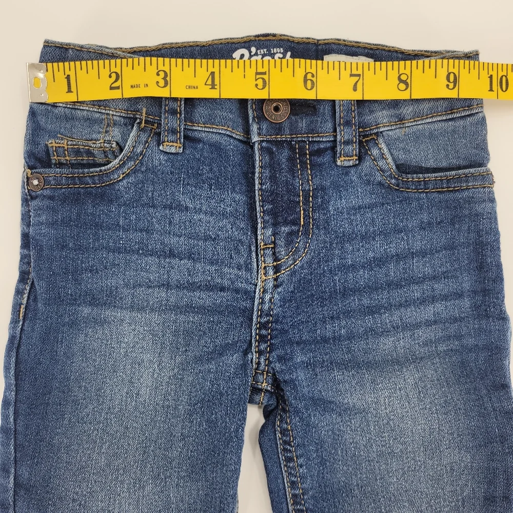 Oshkosh B'gosh Jeans Infant Size 9mo Straight Leg Stretch Denim Adjustable Waist